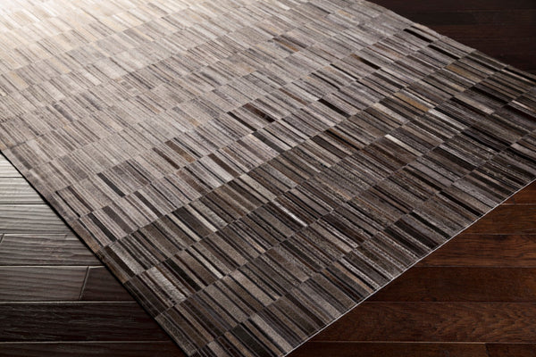 Surya Outback 2' X 3' Handmade Hair On Hide Rug - Modern Decor With No Pile, Spot Clean & Warranty Included Gray Hair On Hide Out1010-58