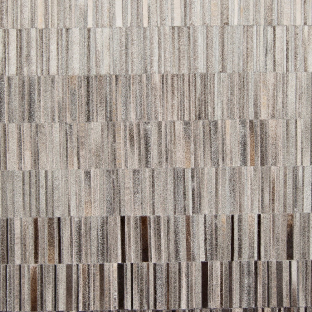 Surya Outback 2' X 3' Handmade Hair On Hide Rug - Modern Decor With No Pile, Spot Clean & Warranty Included Gray Hair On Hide Out1010-810