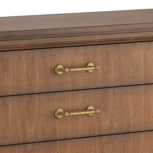 A.R.T. Furniture Harbor Dresser - Elegant Weathered Wood Storage Solution for Coastal or Farmhouse Bedroom Decor 338130-2731