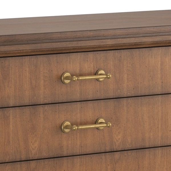A.R.T. Furniture Harbor Dresser - Elegant Weathered Wood Storage Solution for Coastal or Farmhouse Bedroom Decor 338130-2731