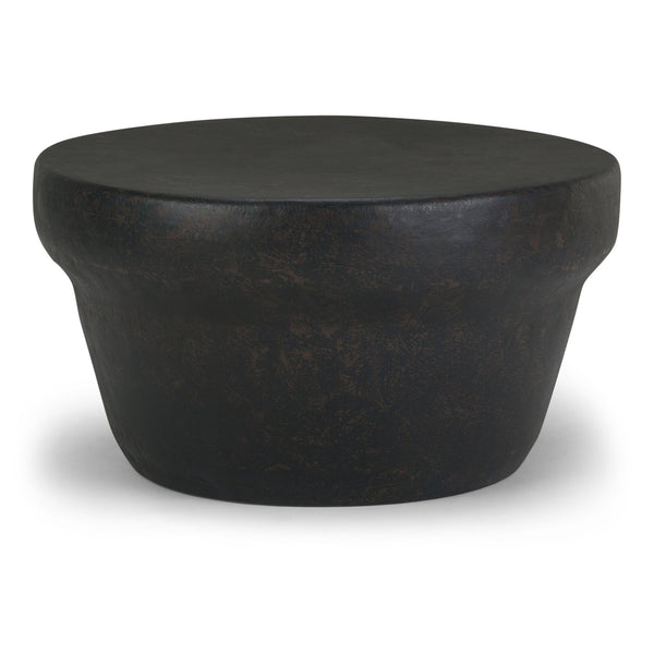 English Elm Garvy Metal Coffee Table - Handcrafted Rustic Bronze Accent For Modern Industrial Living Spaces B136P158982