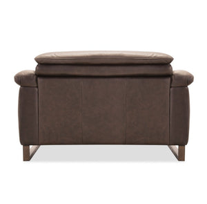 Hooker Furniture Jericho Oversized Power Recliner In Dallas Americano Leather With Power Headrest, Sleigh Frame Elegance SS461-PH1-089