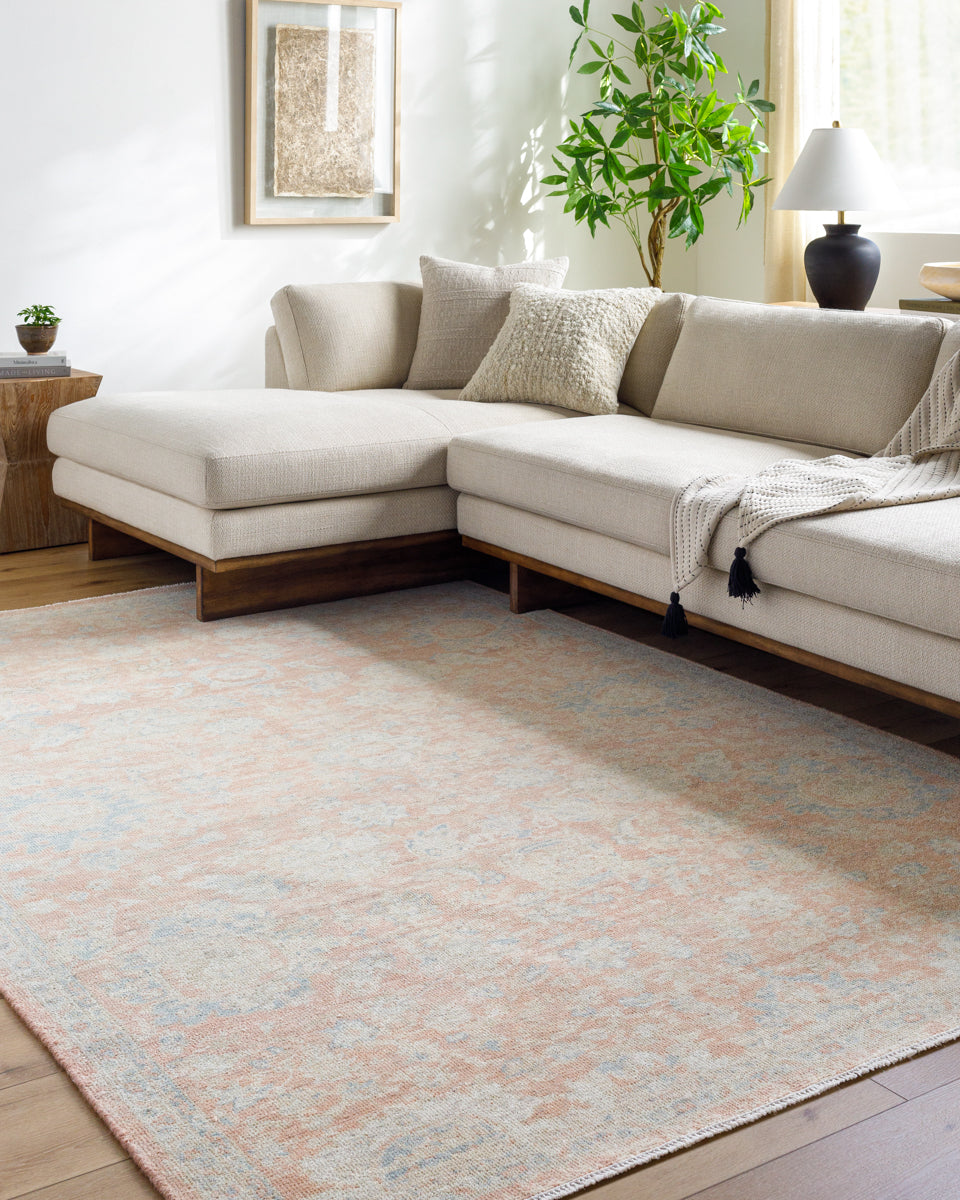 Oviedo OVD-2300 9' x 12' Handmade Rug OVD2300-912  Ash, Khaki Surya