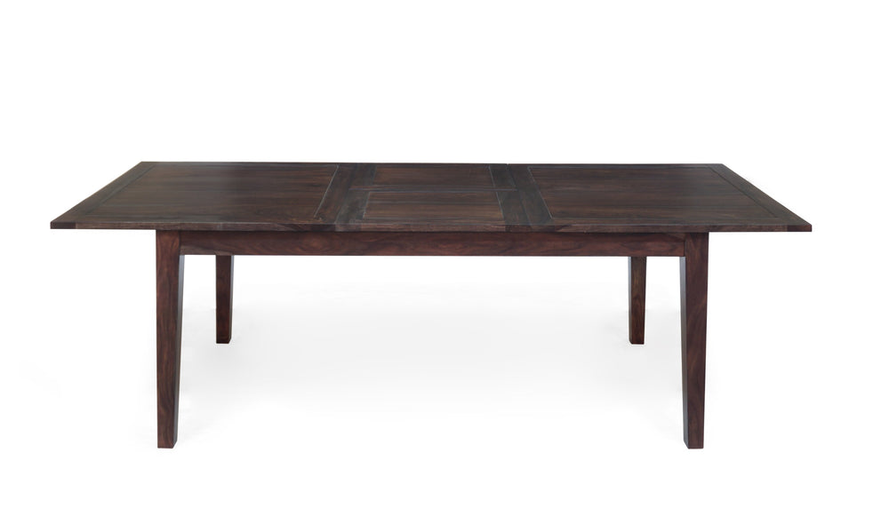 Porter Designs Porter Fall River Solid Sheesham Wood Pop-up Dining Table - Elegant, Eco-friendly Design, Brown Finish Brown Wood 07-117-01-4996