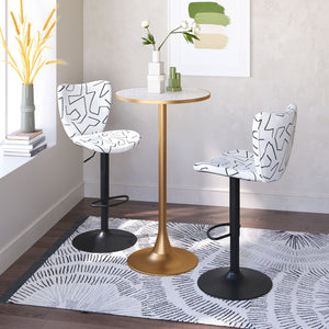 Zuo Modern Bite Bar Table - Stylish Modern Design For Your Home, High-quality Mdf And Steel, Versatile Decor Solution Beige Mdf,Steel 110402-zuo-modern