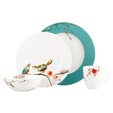 Lenox Chirp 4-Piece Place Setting Multi, WHITE PORCELAIN 791869