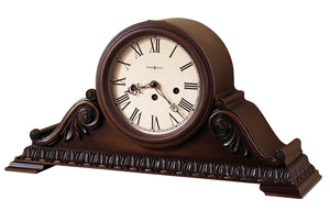 Hekman Furniture 630198 Classic Americana Cherry Mantel Clock With German Chime Movement & Elegant Design Details Americana Cherry Newley Mantel Clock 630198