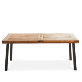 Christopher Knight Home® - Noble House - Della Teak Finish Acacia Wood Dining Table