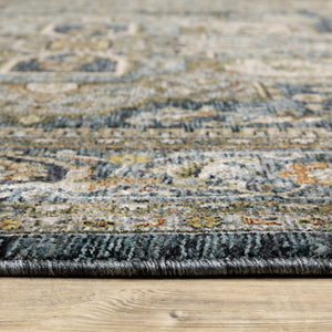 Oriental Weavers Aberdeen Indoor Area Rug - Luxurious Heirloom Textile With Rich Heritage And Bohemian Flair Blue,Taupe Polyester A1144q068235st