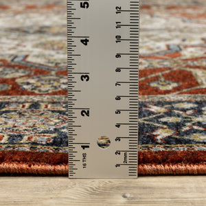 Oriental Weavers Aberdeen Indoor Area Rug - Exquisite Heirloom Design With Jewel Tones And Soft Polyester Craftsmanship Red,Blue Polyester A4151r060092st