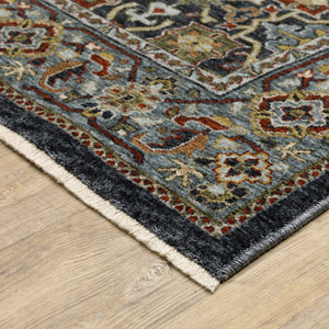Oriental Weavers Aberdeen Indoor Area Rug - Heritage-inspired Design, Soft Polyester, Durable, Elegant Jewel Tones Blue,Multi Polyester A4922d068235st