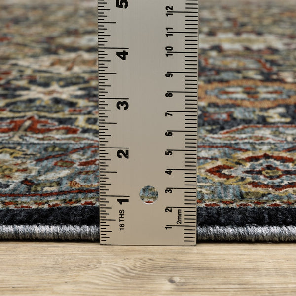 Oriental Weavers Aberdeen Indoor Area Rug - Heritage-inspired Design, Soft Polyester, Durable, Elegant Jewel Tones Blue,Multi Polyester A4922d068235st