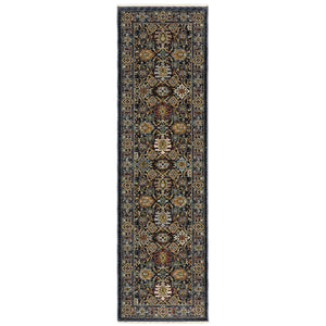 Oriental Weavers Aberdeen Indoor Area Rug - Heritage-inspired Design, Soft Polyester, Durable, Elegant Jewel Tones Blue,Multi Polyester A4922d068235st