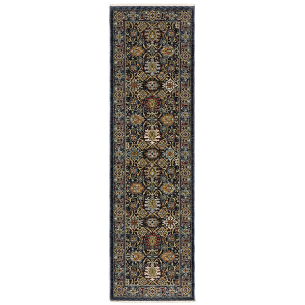 Oriental Weavers Aberdeen Indoor Area Rug - Heritage-inspired Design, Soft Polyester, Durable, Elegant Jewel Tones Blue,Multi Polyester A4922d068235st