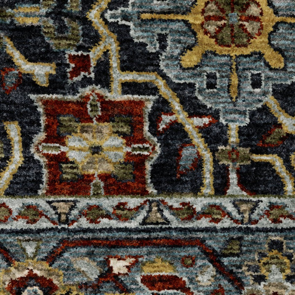 Oriental Weavers Aberdeen Indoor Area Rug - Heritage-inspired Design, Soft Polyester, Durable, Elegant Jewel Tones Blue,Multi Polyester A4922d068235st