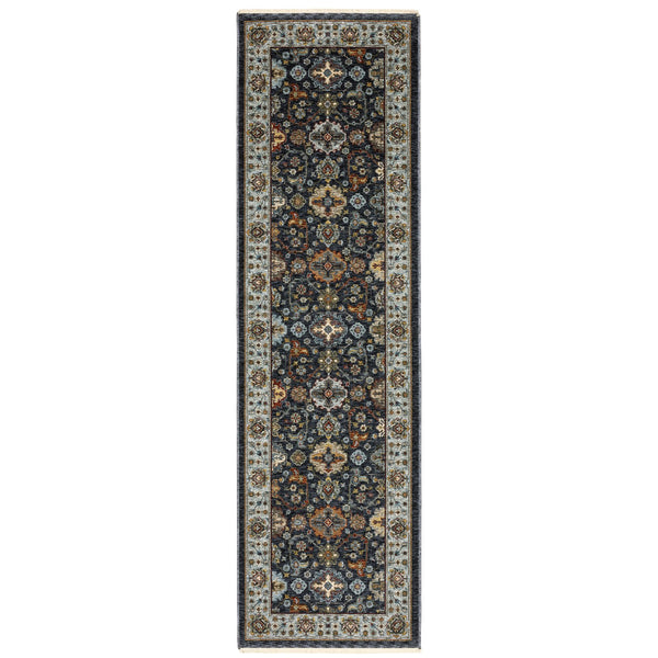 Oriental Weavers Aberdeen Indoor Area Rug – Luxurious Heirloom Style With Rich Jewel Tones And Bohemian Flair Blue,Multi Polyester A561b1068235st