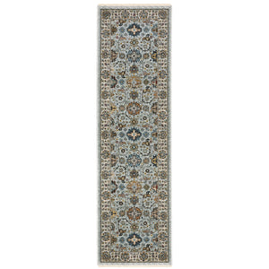 Oriental Weavers Aberdeen Indoor Area Rug – Luxurious Softness And Timeless Design With Bohemian Flair For Your Home Blue,Beige Polyester A561w1068235st