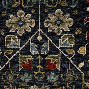 Oriental Weavers Aberdeen Indoor Area Rug - Elegant Heritage Design In Soft Polyester With Jewel Tones & Bohemian Flair Blue,Multi Polyester A006b1060092st