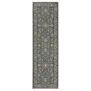 Oriental Weavers Aberdeen Indoor Area Rug - Luxurious Heirloom Design With Soft Polyester And Bohemian Flair Blue,Beige Polyester A070h1068235st
