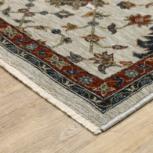 Oriental Weavers Aberdeen Indoor Area Rug - Luxurious Softness With Heirloom Charm And Bohemian Flair For Any Space Ivory,Multi Polyester A751w1068235st