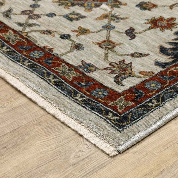Oriental Weavers Aberdeen Indoor Area Rug - Luxurious Softness With Heirloom Charm And Bohemian Flair For Any Space Ivory,Multi Polyester A751w1068235st