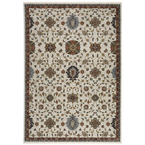Oriental Weavers Aberdeen Indoor Area Rug - Luxurious Softness With Heirloom Charm And Bohemian Flair For Any Space Ivory,Multi Polyester A751w1060092st