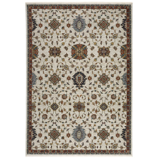 Oriental Weavers Aberdeen Indoor Area Rug - Luxurious Softness With Heirloom Charm And Bohemian Flair For Any Space Ivory,Multi Polyester A751w1060092st