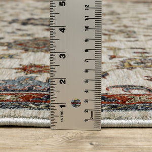 Oriental Weavers Aberdeen Indoor Area Rug - Luxurious Softness With Heirloom Charm And Bohemian Flair For Any Space Ivory,Multi Polyester A751w1068235st