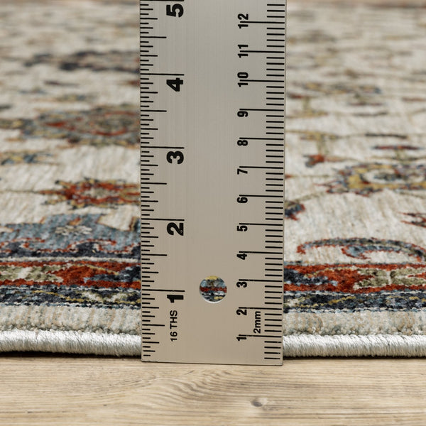 Oriental Weavers Aberdeen Indoor Area Rug - Luxurious Softness With Heirloom Charm And Bohemian Flair For Any Space Ivory,Multi Polyester A751w1068235st