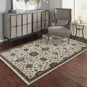 Oriental Weavers Aberdeen Indoor Area Rug - Luxurious Softness With Heirloom Charm And Bohemian Flair For Any Space Ivory,Multi Polyester A751w1060092st