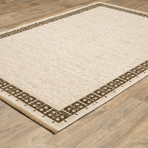 Oriental Weavers Acacia Indoor Area Rug - Elegant Earthy Tones, Soft Wool Blend With Cotton Fringe For Cozy Spaces Beige,Brown Wool Aaca02300394st