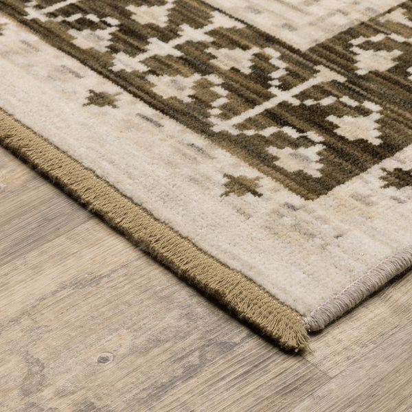 Oriental Weavers Acacia Indoor Area Rug - Elegant Earthy Tones, Soft Wool Blend With Cotton Fringe For Cozy Spaces Beige,Brown Wool Aaca02300394st