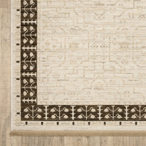 Oriental Weavers Acacia Indoor Area Rug - Elegant Earthy Tones, Soft Wool Blend With Cotton Fringe For Cozy Spaces Beige,Brown Wool Aaca02300394st