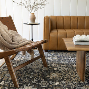 Oriental Weavers Acacia Luxurious Charcoal And Tan Area Rug - Earthy Tones With Elegant Cotton Fringe Detail Charcoal,Tan Wool Aaca05060092st