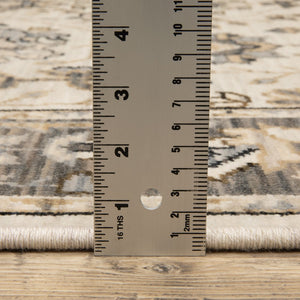 Oriental Weavers Acacia Indoor Area Rug - Classically Styled With Earthy Tones And Soft Cotton Fringe For Elegance Beige,Grey Wool Aaca06240340st