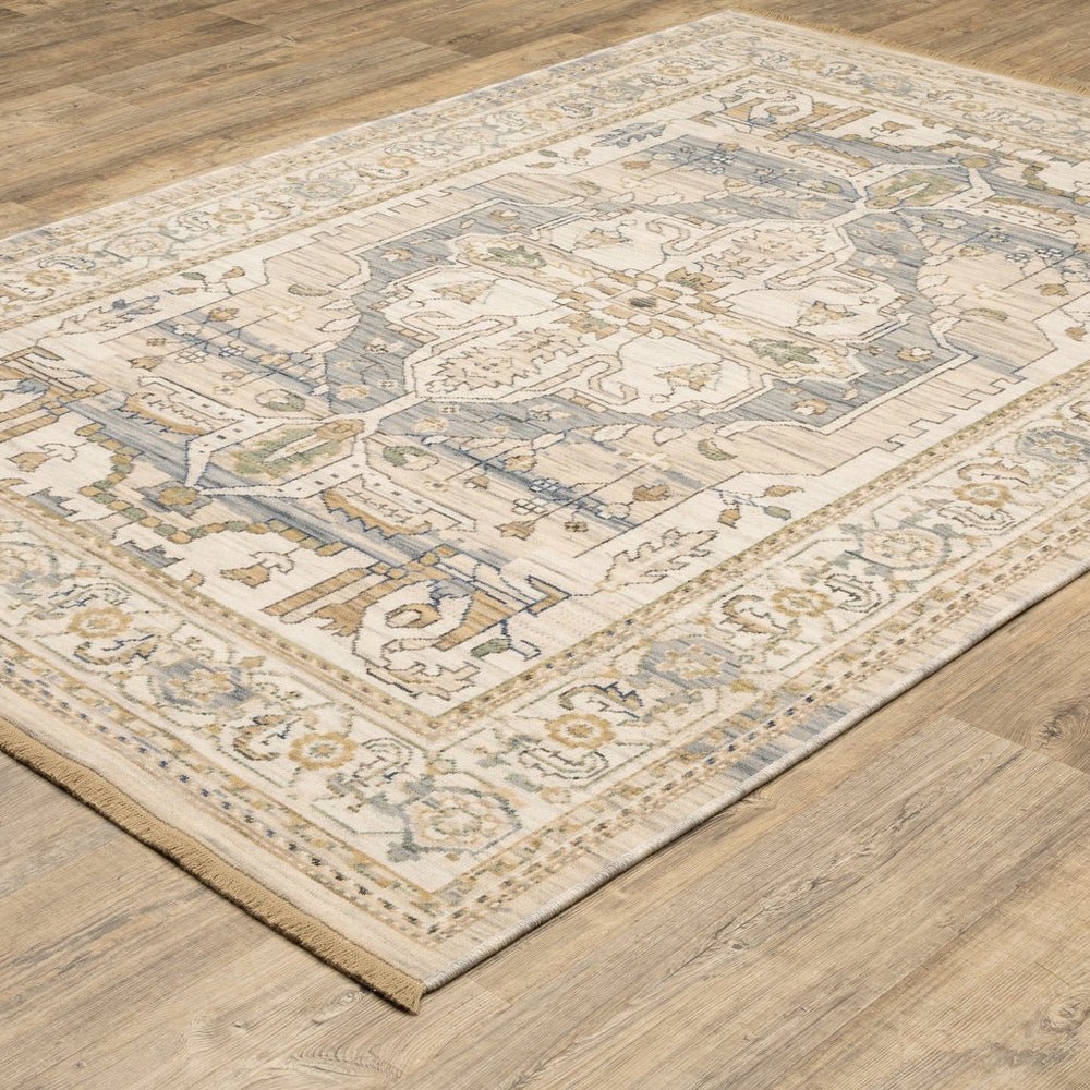 Oriental Weavers Acacia Indoor Area Rug - Elegant Earthy Tones With Cotton Fringe, Perfect For Cozy Living Spaces Beige,Grey Wool Aaca07300394st