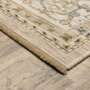 Oriental Weavers Acacia Indoor Area Rug - Elegant Earthy Tones With Cotton Fringe, Perfect For Cozy Living Spaces Beige,Grey Wool Aaca07300394st