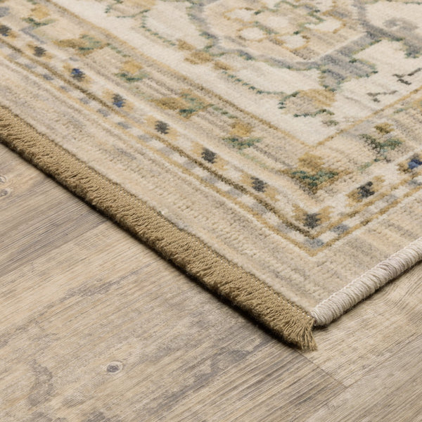 Oriental Weavers Acacia Indoor Area Rug - Elegant Earthy Tones With Cotton Fringe, Perfect For Cozy Living Spaces Beige,Grey Wool Aaca07300394st
