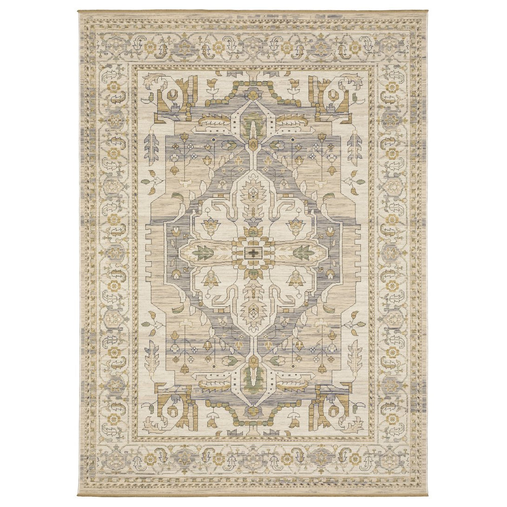 Oriental Weavers Acacia Indoor Area Rug - Elegant Earthy Tones With Cotton Fringe, Perfect For Cozy Living Spaces Beige,Grey Wool Aaca07300394st