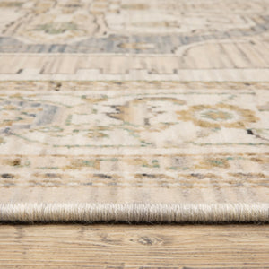 Oriental Weavers Acacia Indoor Area Rug - Elegant Earthy Tones With Cotton Fringe, Perfect For Cozy Living Spaces Beige,Grey Wool Aaca07300394st