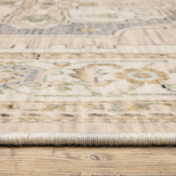 Oriental Weavers Acacia Indoor Area Rug - Elegant Earthy Tones With Cotton Fringe, Perfect For Cozy Living Spaces Beige,Grey Wool Aaca07300394st