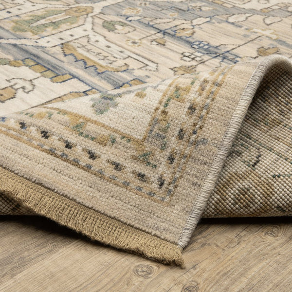 Oriental Weavers Acacia Indoor Area Rug - Elegant Earthy Tones With Cotton Fringe, Perfect For Cozy Living Spaces Beige,Grey Wool Aaca07300394st