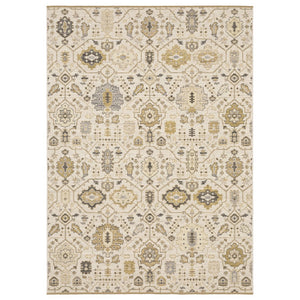 Oriental Weavers Acacia Indoor Area Rug - Luxurious Earthy Tones With Cotton Fringe, Handcrafted Elegance For Your Home Beige,Gold Wool Aaca11200296st
