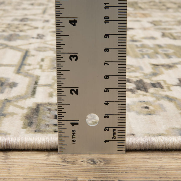 Oriental Weavers Acacia Indoor Area Rug - Luxurious Earthy Tones With Cotton Fringe, Handcrafted Elegance For Your Home Beige,Gold Wool Aaca11200296st