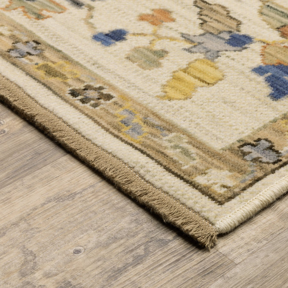 Oriental Weavers Acacia Classic Beige And Tan Indoor Area Rug - Elegant Earthy Tones With Cotton Fringe Accent Beige,Tan Wool Aaca13100153st