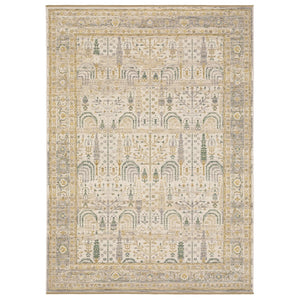 Oriental Weavers Acacia Beige And Green Indoor Area Rug - Elegant Earthy Tones With Luxurious Cotton Fringe Accent Beige,Green Wool Aaca14240340st