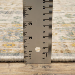 Oriental Weavers Acacia Beige And Green Indoor Area Rug - Elegant Earthy Tones With Luxurious Cotton Fringe Accent Beige,Green Wool Aaca14060092st