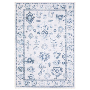 Oriental Weavers Addison Ivory And Blue Indoor Area Rug - Stylish Machine Washable Design For High-traffic Spaces Ivory,Blue Polyester Aadd02228300st