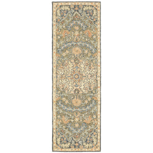 Oriental Weavers Alfresco Hand-crafted Area Rug In Warm Sun-washed Shades - Luxurious Bohemian Design For Any Room Green,Blue Wool A28401076243st