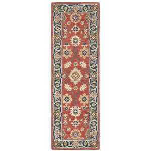 Oriental Weavers Alfresco Hand-crafted Indoor Area Rug - Warm Bohemian Design With Luxurious Texture For Any Room Red,Blue Wool A28404076243st